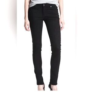 Paige Skyline Skinny Black Denim Jeans -Size 26